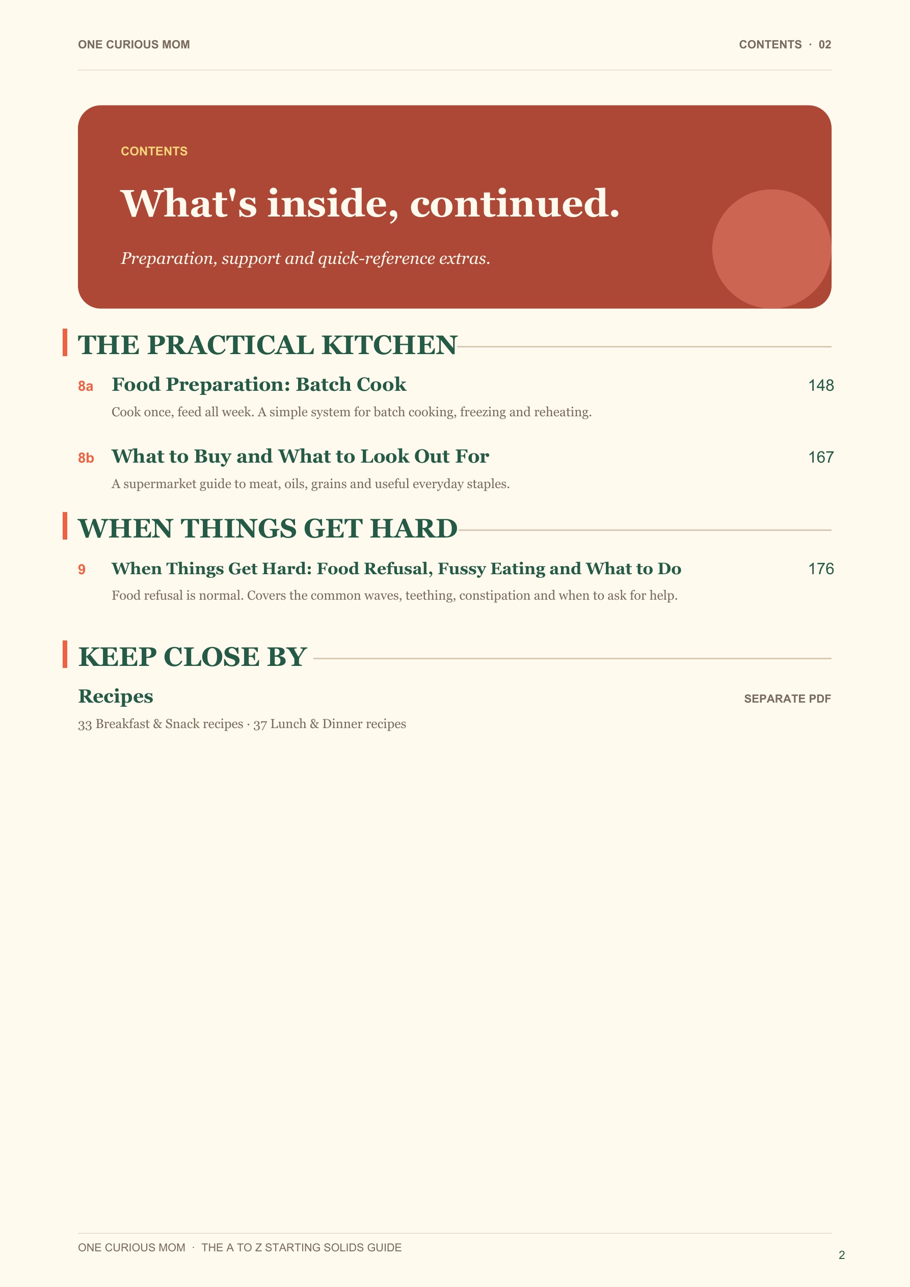 Starting Solids Guide page 3