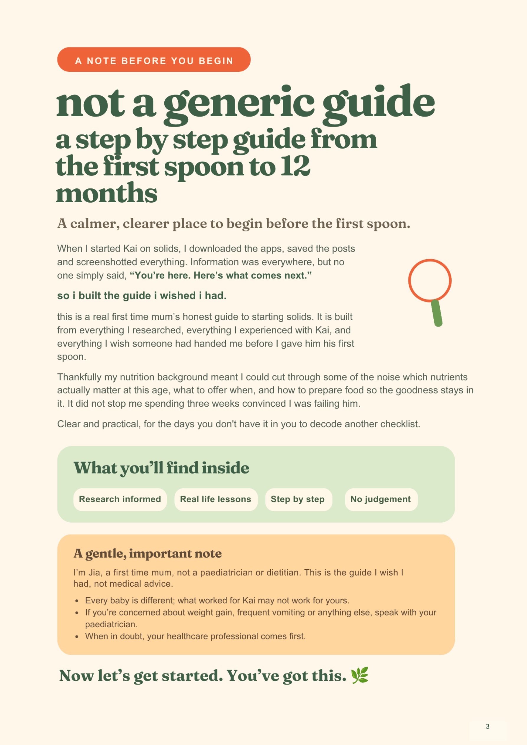 Starting Solids Guide page 4