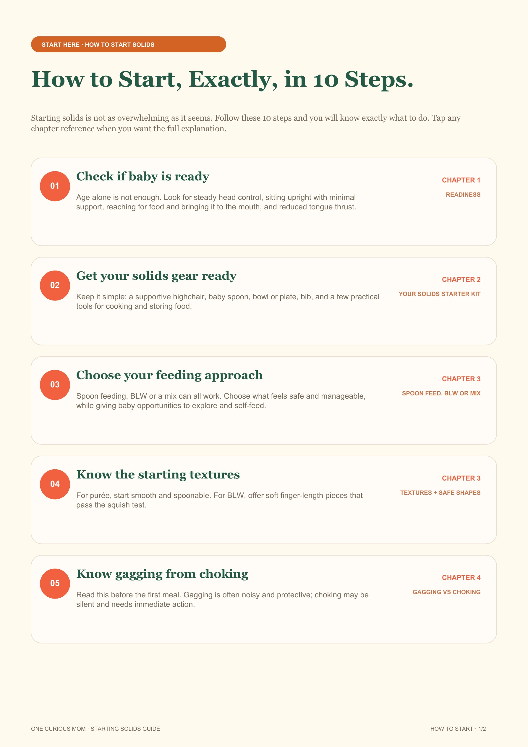 Starting Solids Guide page 7