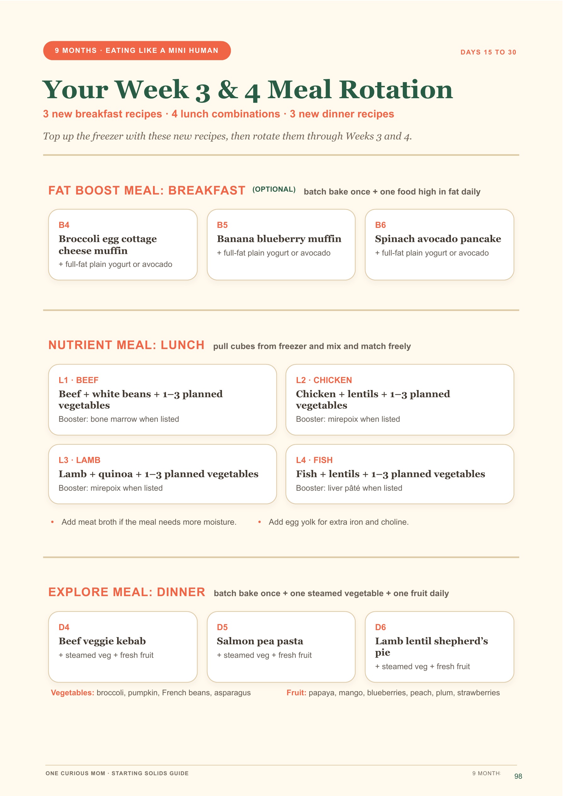 Starting Solids Guide page 99