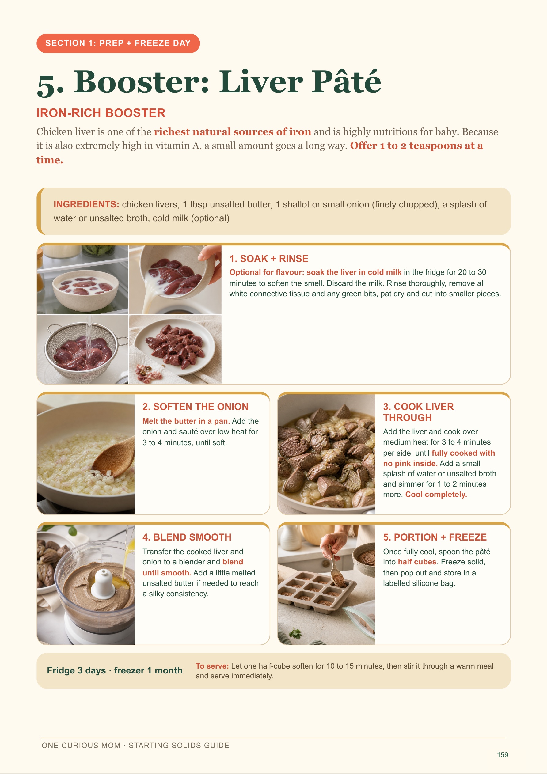 Starting Solids Guide page 160